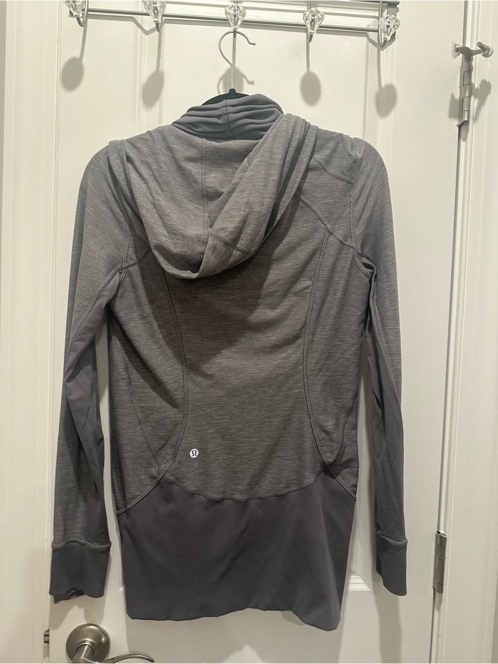 lululemon athletica Grey Hooded Zip-Up Jacket